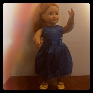 - Outfit - Dress and Shoes for 18- inch doll